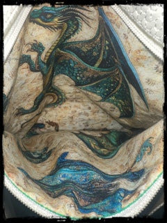 FRAMED DRAGON CROSSBODY PURSE