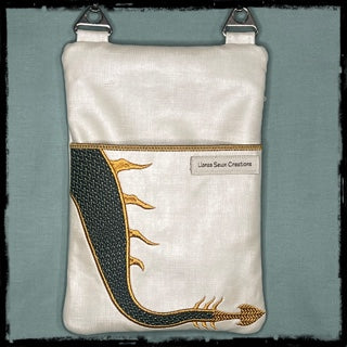 FRAMED DRAGON CROSSBODY PURSE