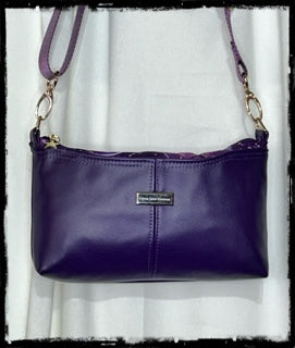 PURPLE AVA CROSSBODY PURSE