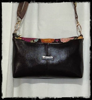 DARK CHOCOLATE AVA CROSSBODY PURSE