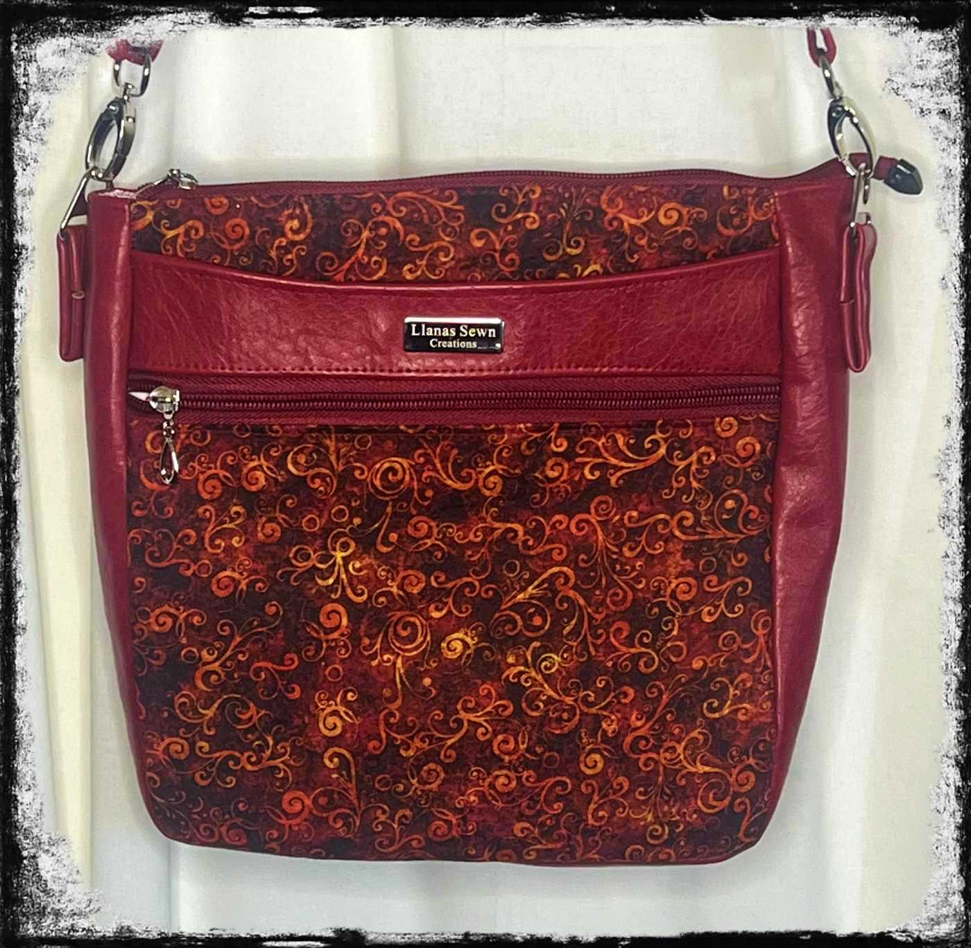 PULMERIA MAROON CROSSBODY PURSE