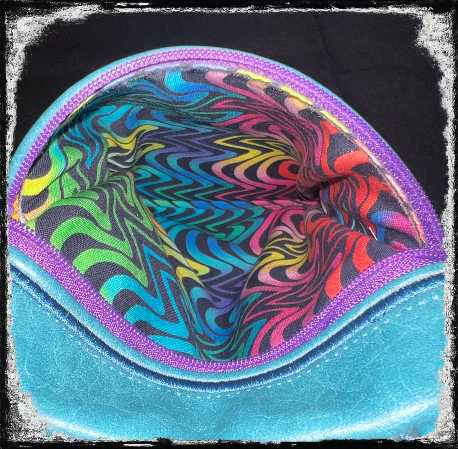 TEAL MANDALA  CROSSBODY PURSE