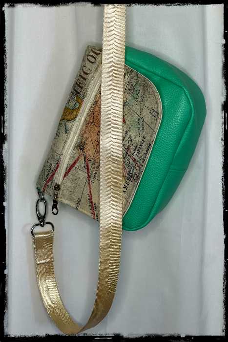 MAP CROSSBODY PURSE